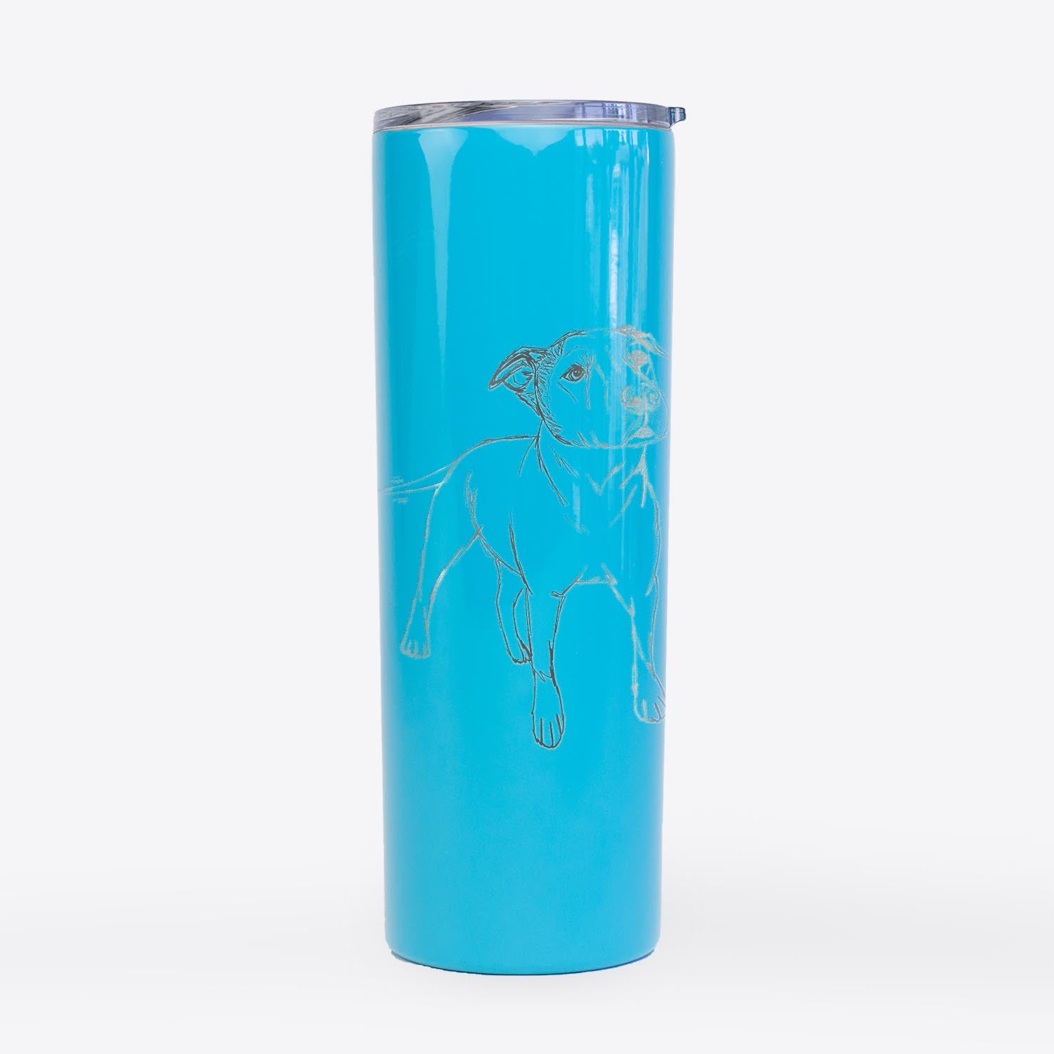 Doodled Bruno the American Staffordshire Terrier - 20oz Skinny Tumbler