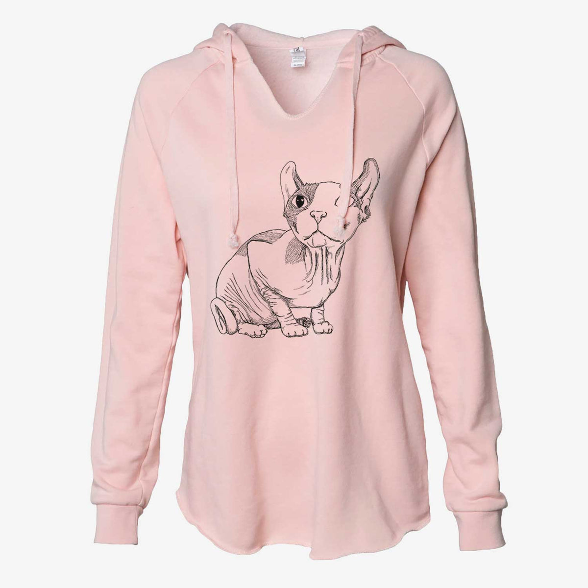Doodled Bug the Sphynx - Cali Wave Hooded Sweatshirt