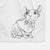 Doodled Bug the Sphynx Decorative Hand Towel