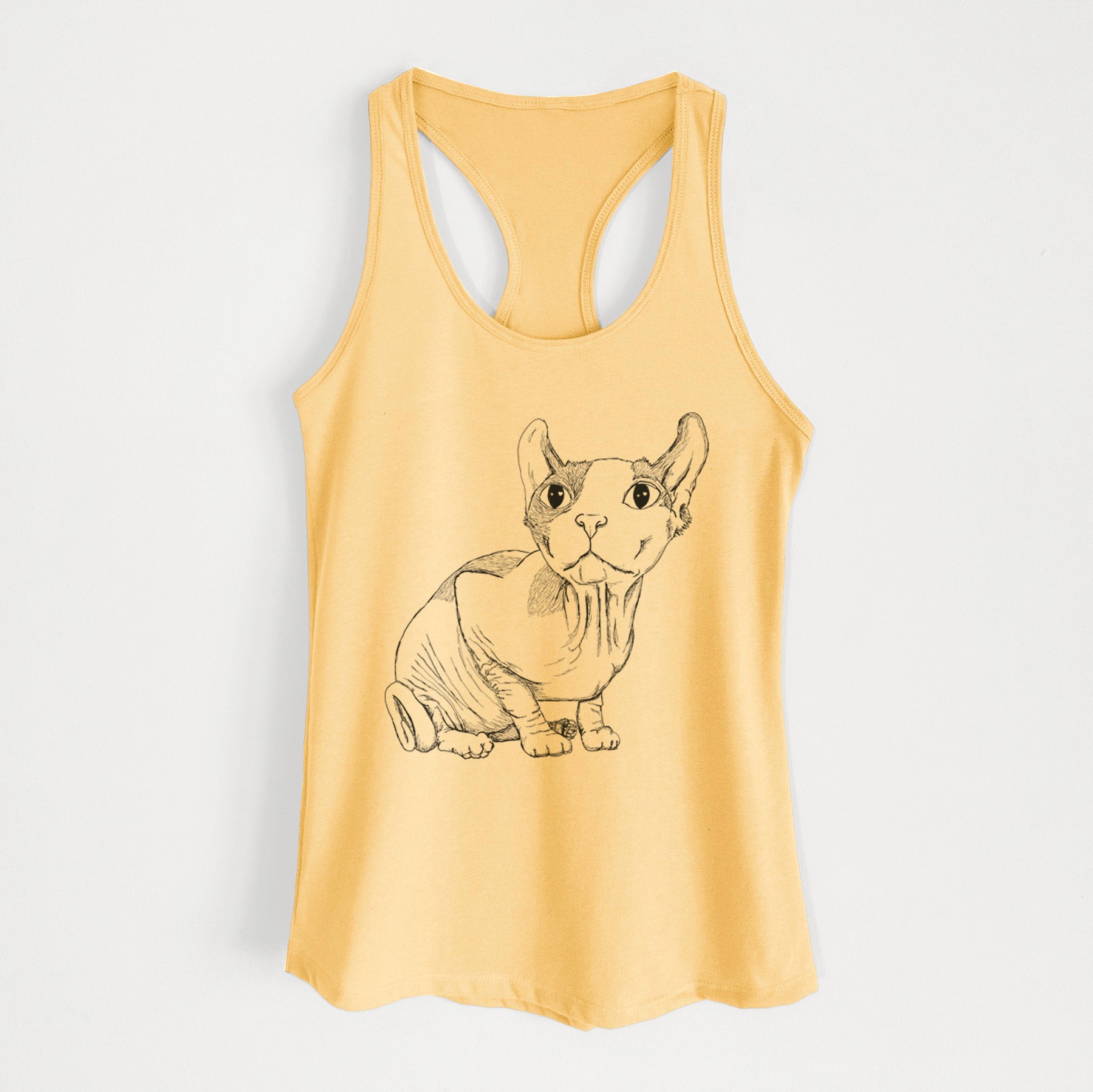 Doodled Bug the Sphynx - Women's Racerback Tanktop