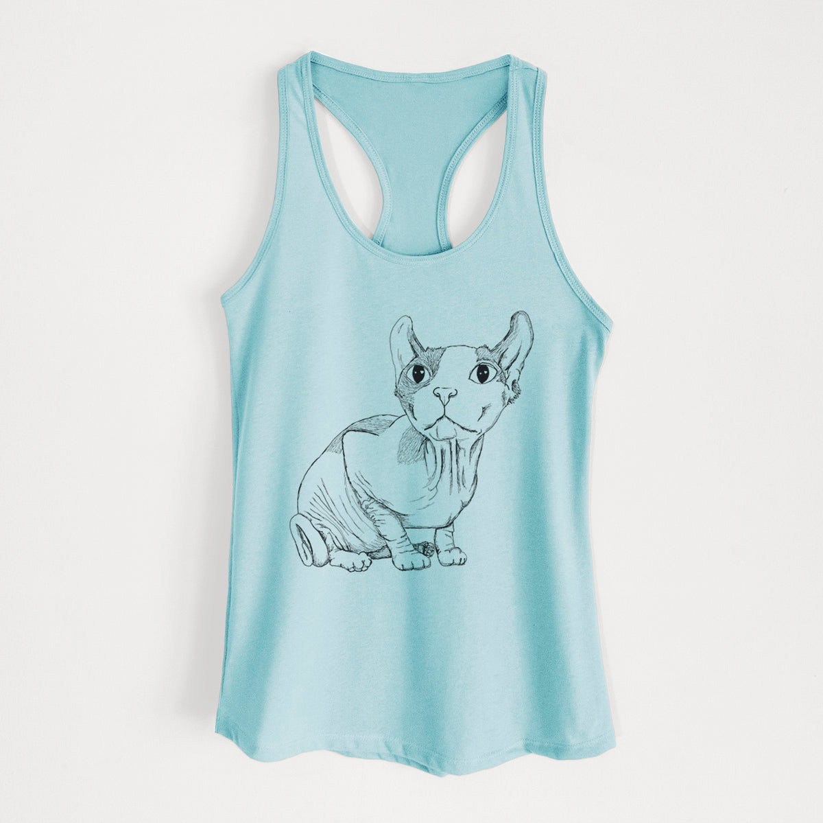 Doodled Bug the Sphynx - Women&#39;s Racerback Tanktop