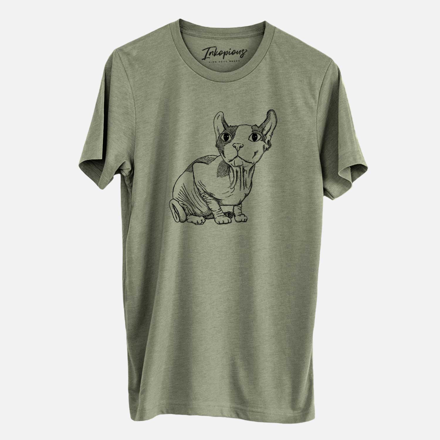 Doodled Bug the Sphynx - Unisex Crewneck