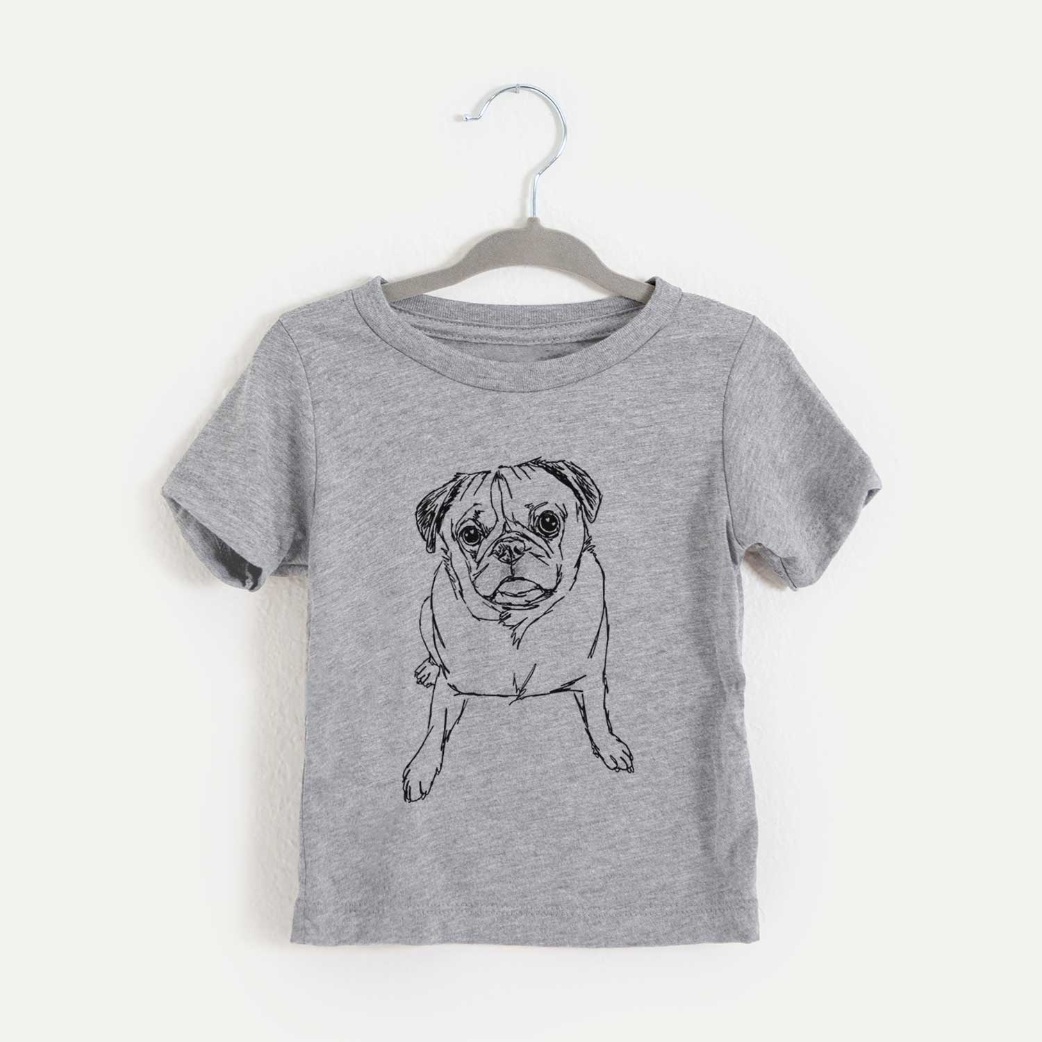 Doodled Bugsy the Pug - Kids/Youth/Toddler Shirt