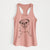 Doodled Bugsy the Pug - Women's Racerback Tanktop