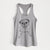 Doodled Bugsy the Pug - Women's Racerback Tanktop