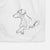 Doodled Caesar the Doberman Pinscher Decorative Hand Towel