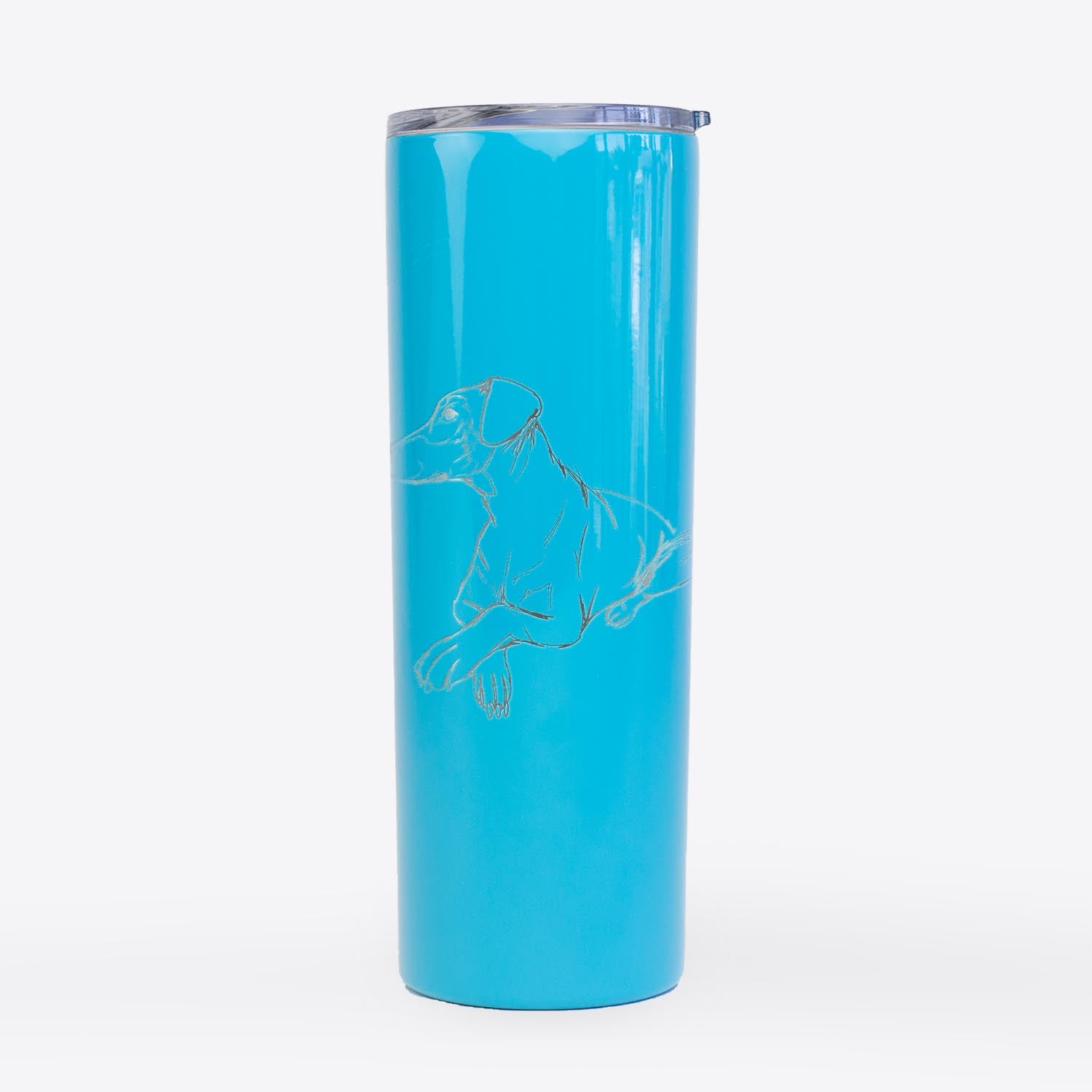 Doodled Caesar the Doberman Pinscher - 20oz Skinny Tumbler