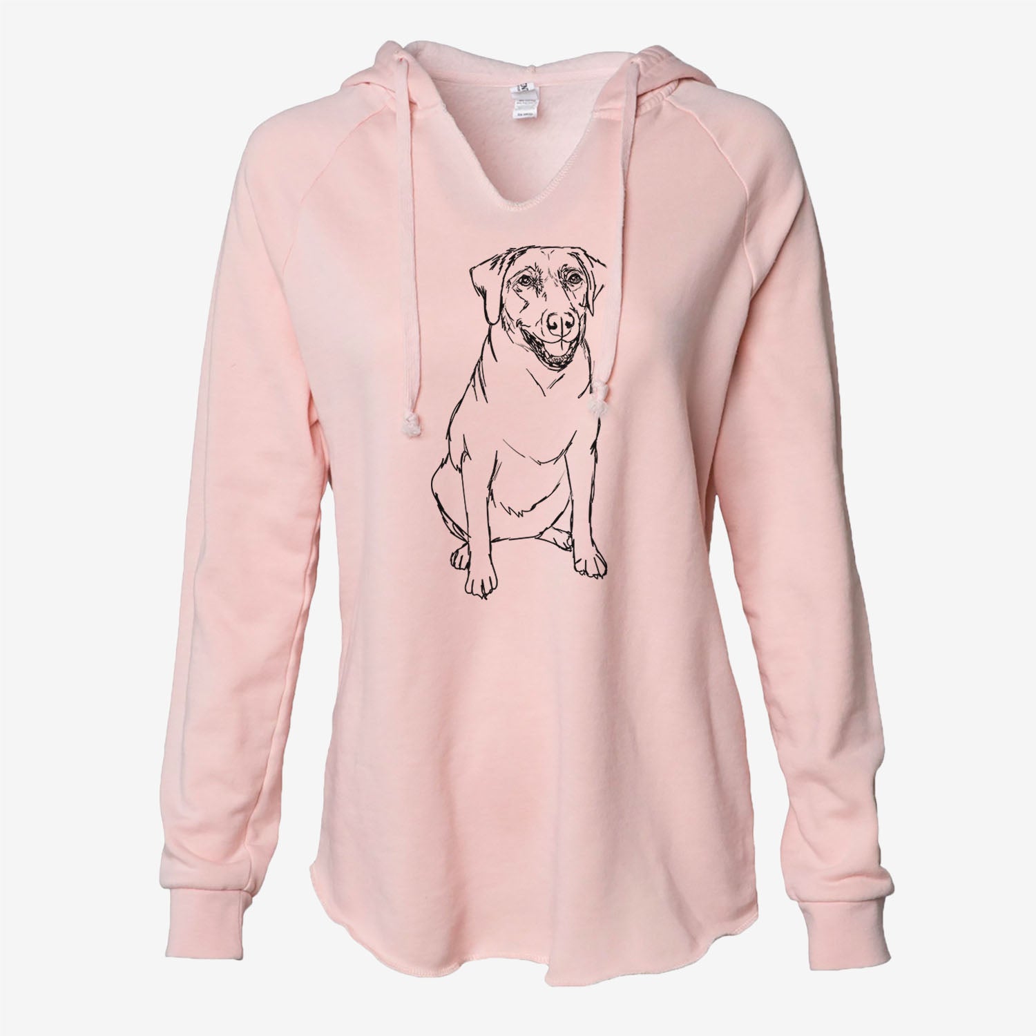 Doodled Callie the Labrador Retriever - Cali Wave Hooded Sweatshirt