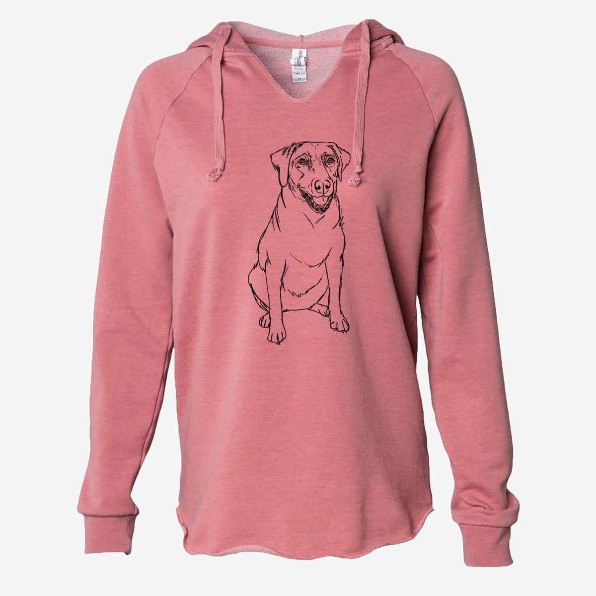 Doodled Callie the Labrador Retriever - Cali Wave Hooded Sweatshirt