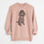 Doodled Casey the Standard Poodle - Unisex Pigment Dyed Crew Sweatshirt