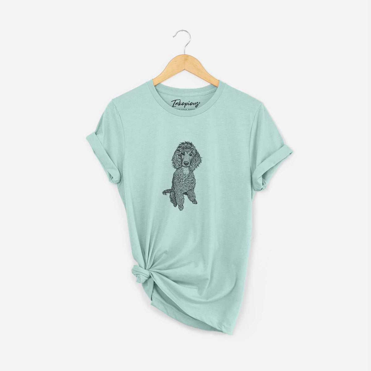 Doodled Casey the Standard Poodle - Unisex Crewneck