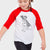 Doodled Caymus the Shepherd Mix - Youth 3/4 Long Sleeve