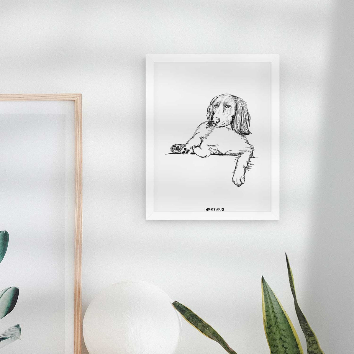 Doodled Chalupa Batman the Boykin Spaniel Art Print