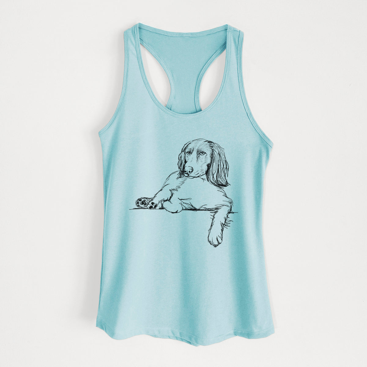 Doodled Chalupa Batman the Boykin Spaniel - Women&#39;s Racerback Tanktop