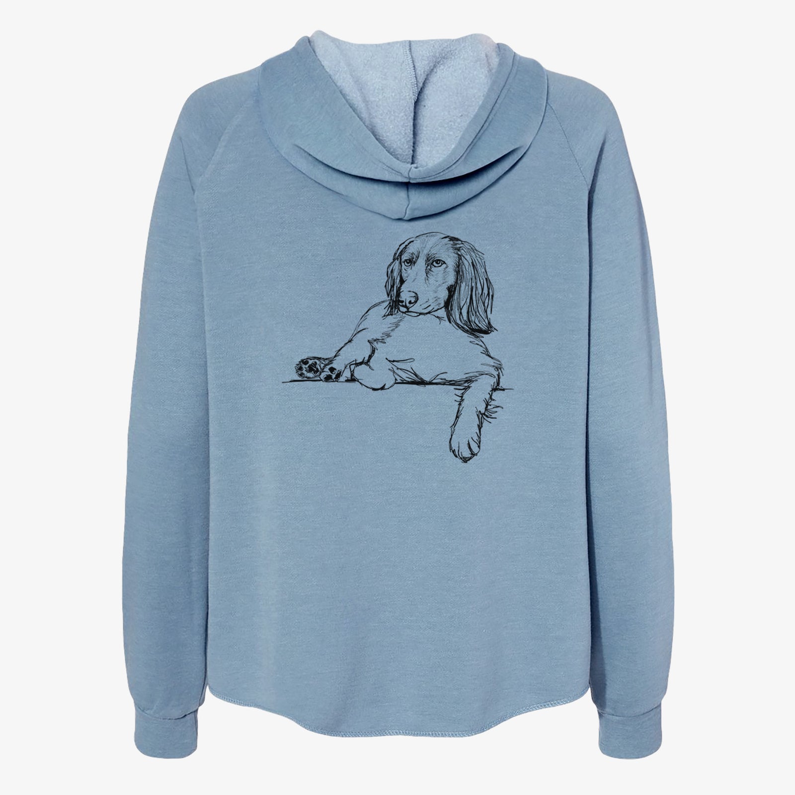 Doodled Chalupa Batman the Boykin Spaniel - Women's Cali Wave Zip-Up Sweatshirt