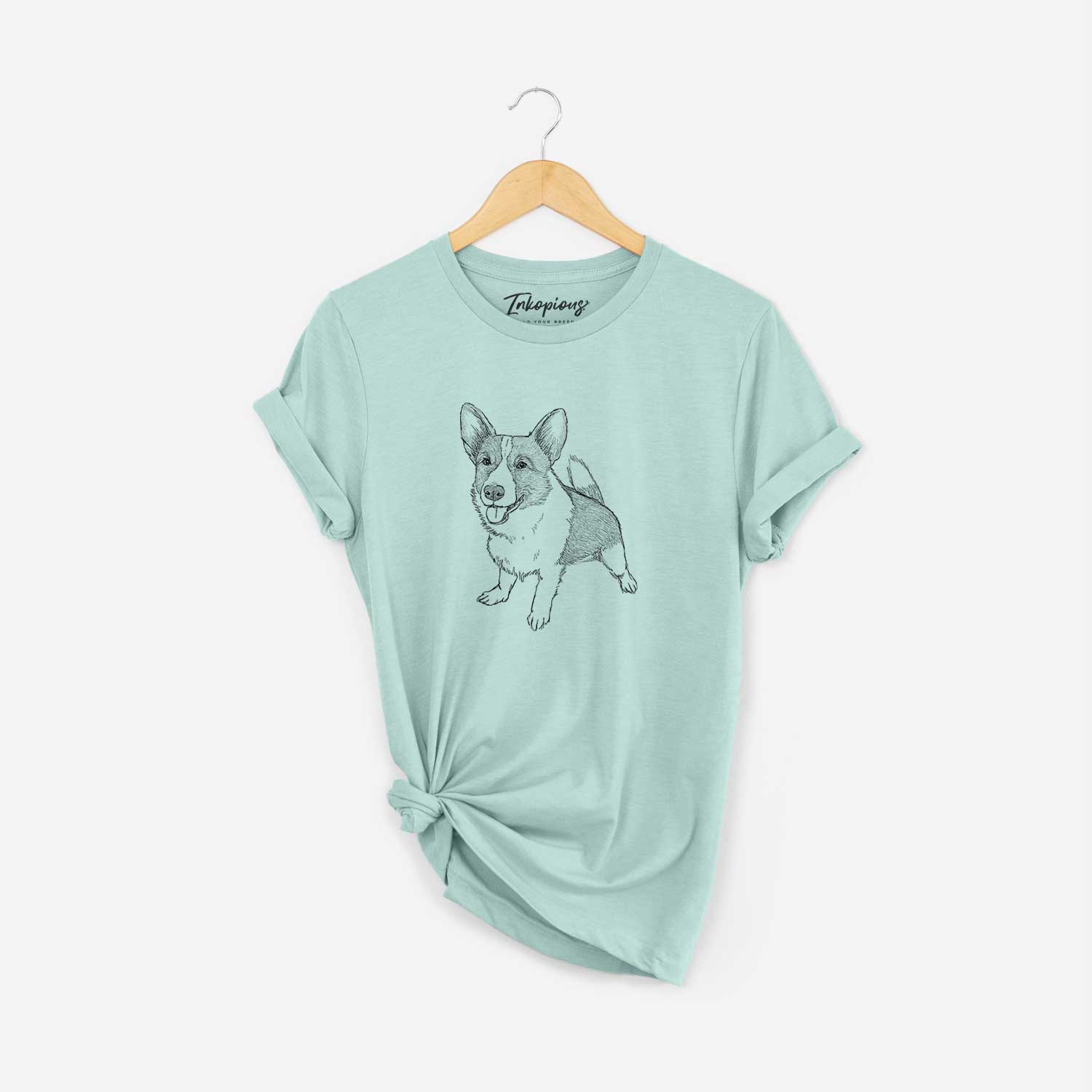 Doodled Chapito the Corgi - Unisex Crewneck