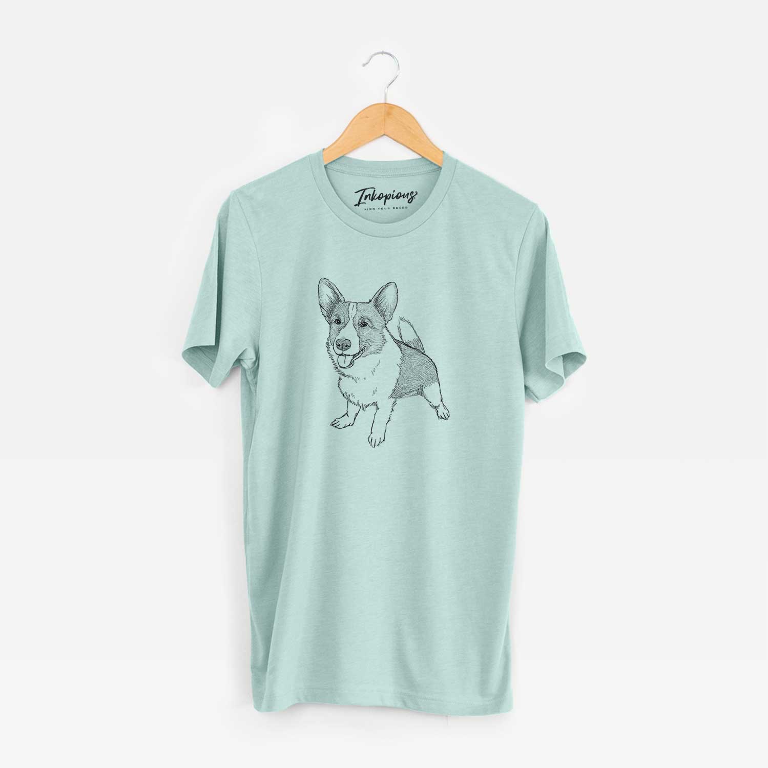 Doodled Chapito the Corgi - Unisex Crewneck