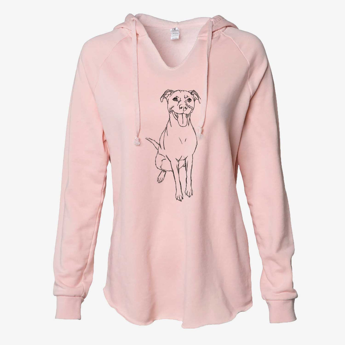 Doodled Charlee Girl the Yellow Lab - Cali Wave Hooded Sweatshirt