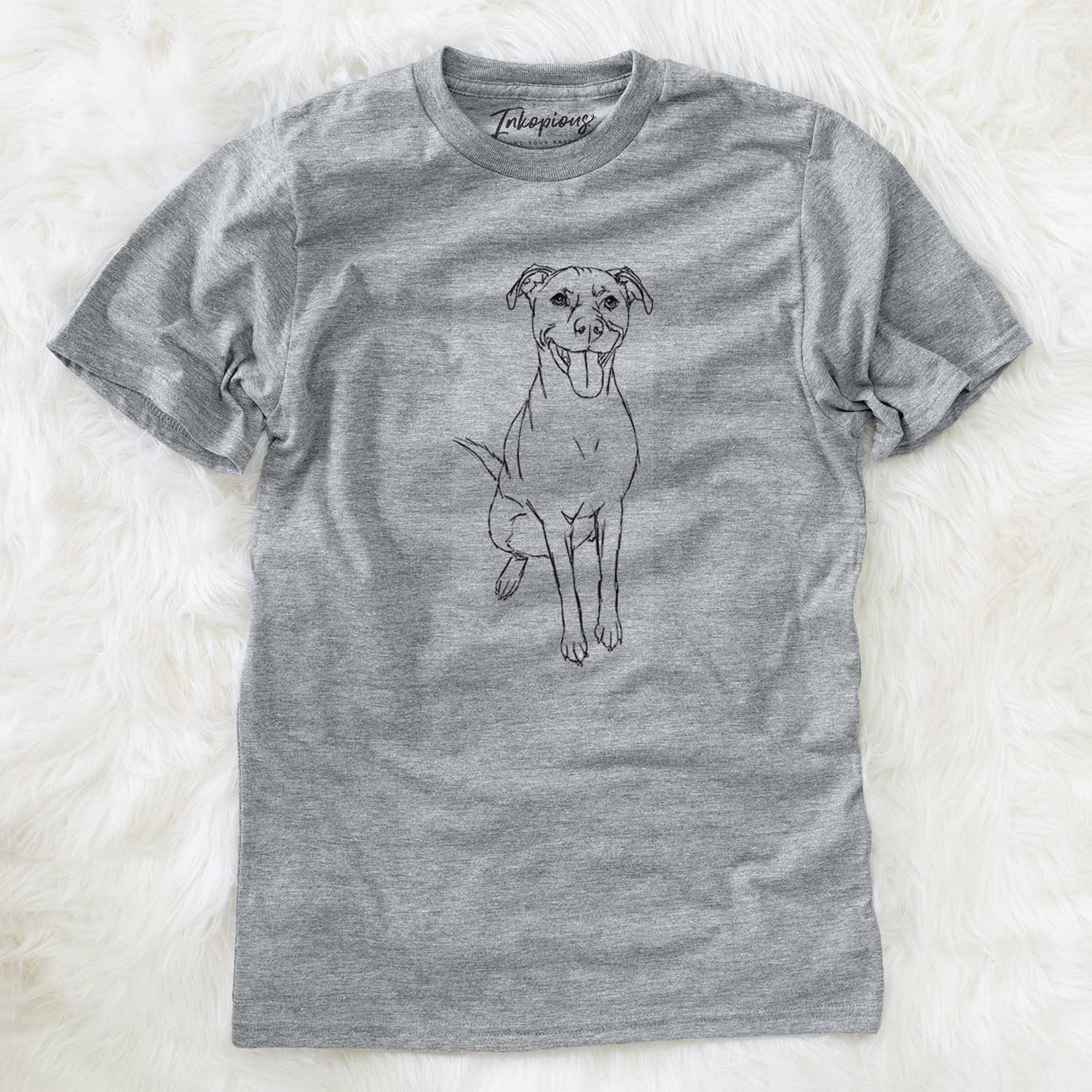 Doodled Charlee Girl the Yellow Lab - Unisex Crewneck