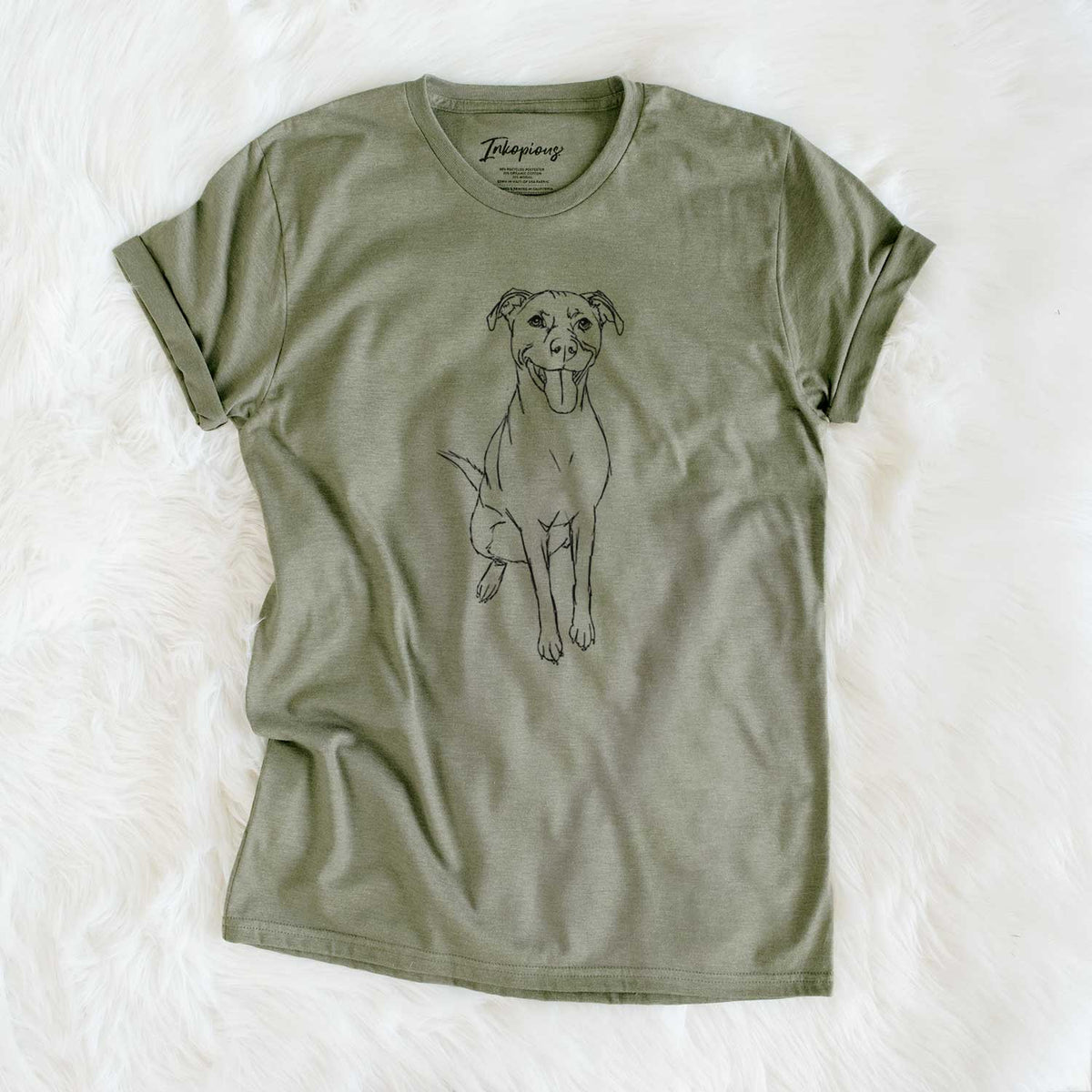 Doodled Charlee Girl the Yellow Lab - Unisex Crewneck