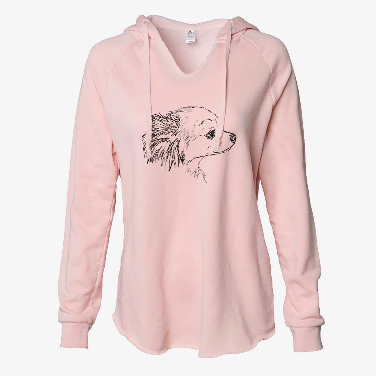 Doodled Charles the Pomchi - Cali Wave Hooded Sweatshirt