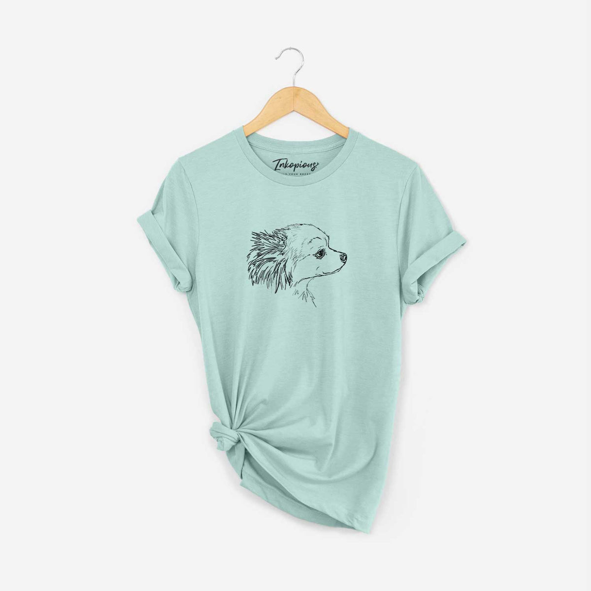 Doodled Charles the Pomchi - Unisex Crewneck