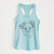 Doodled Charlie Brown the Chihuahua Mix - Women's Racerback Tanktop