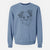 Doodled Charlie Brown the Chihuahua Mix - Unisex Pigment Dyed Crew Sweatshirt