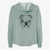 Doodled Chesty the English Bulldog - Women's Cali Wave Zip-Up Sweatshirt