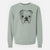 Doodled Chesty the English Bulldog - Unisex Pigment Dyed Crew Sweatshirt