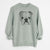 Doodled Chesty the English Bulldog - Unisex Pigment Dyed Crew Sweatshirt