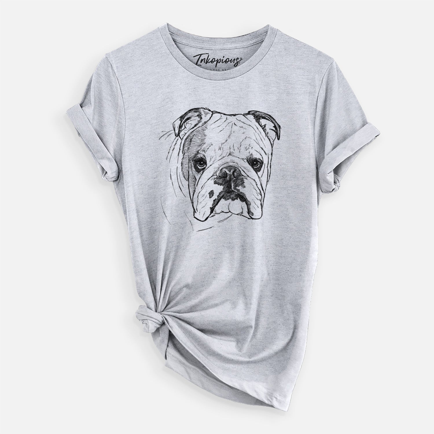 Doodled Chesty the English Bulldog - Unisex Crewneck