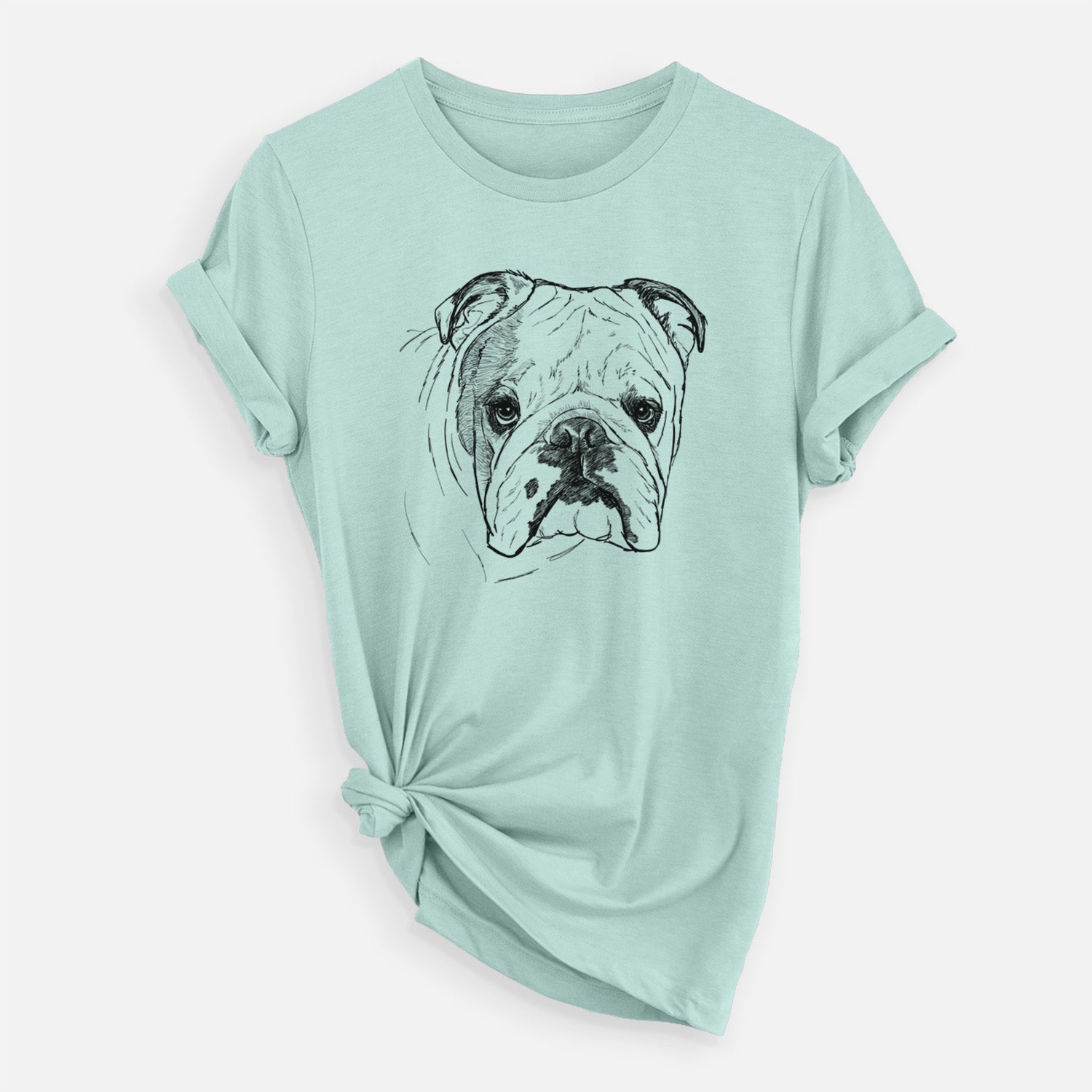 Doodled Chesty the English Bulldog - Unisex Crewneck