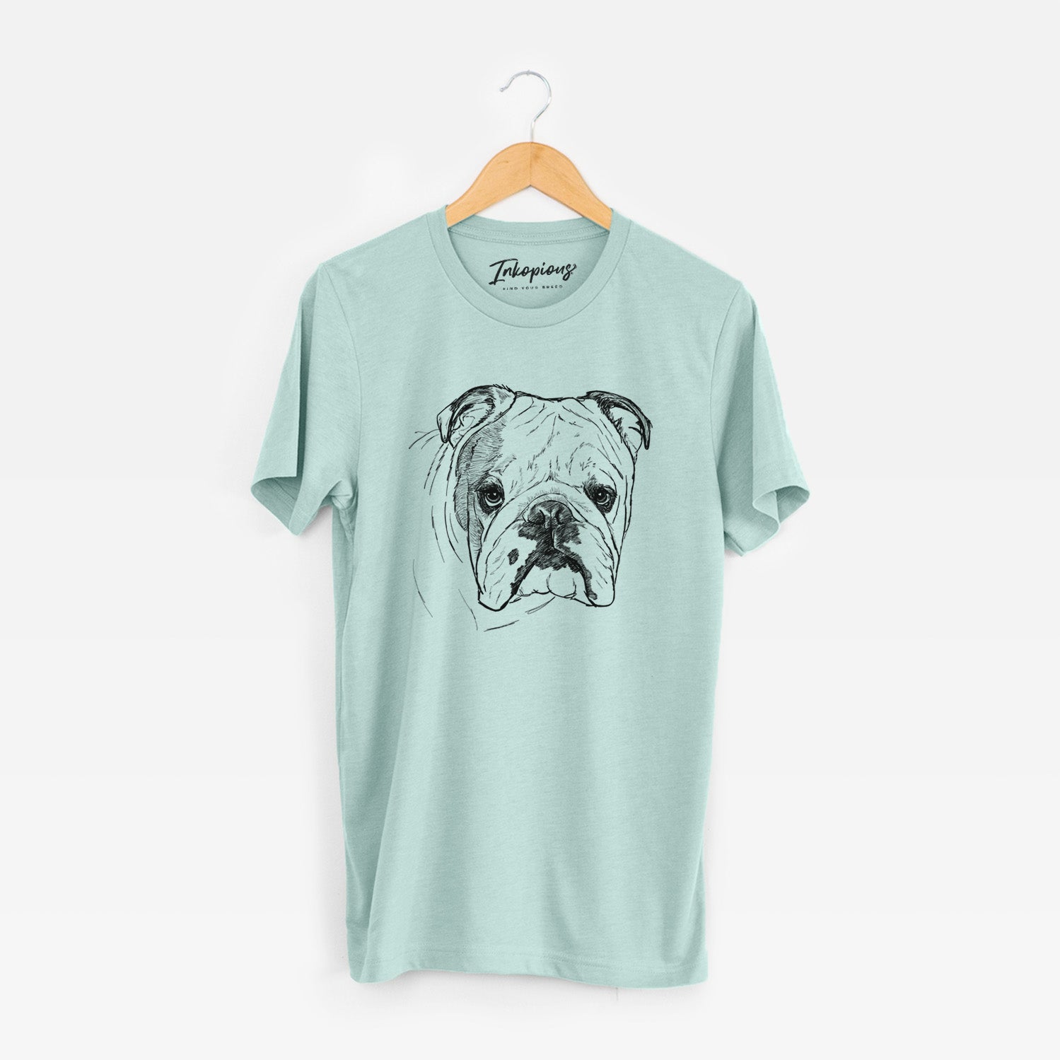 Doodled Chesty the English Bulldog - Unisex Crewneck