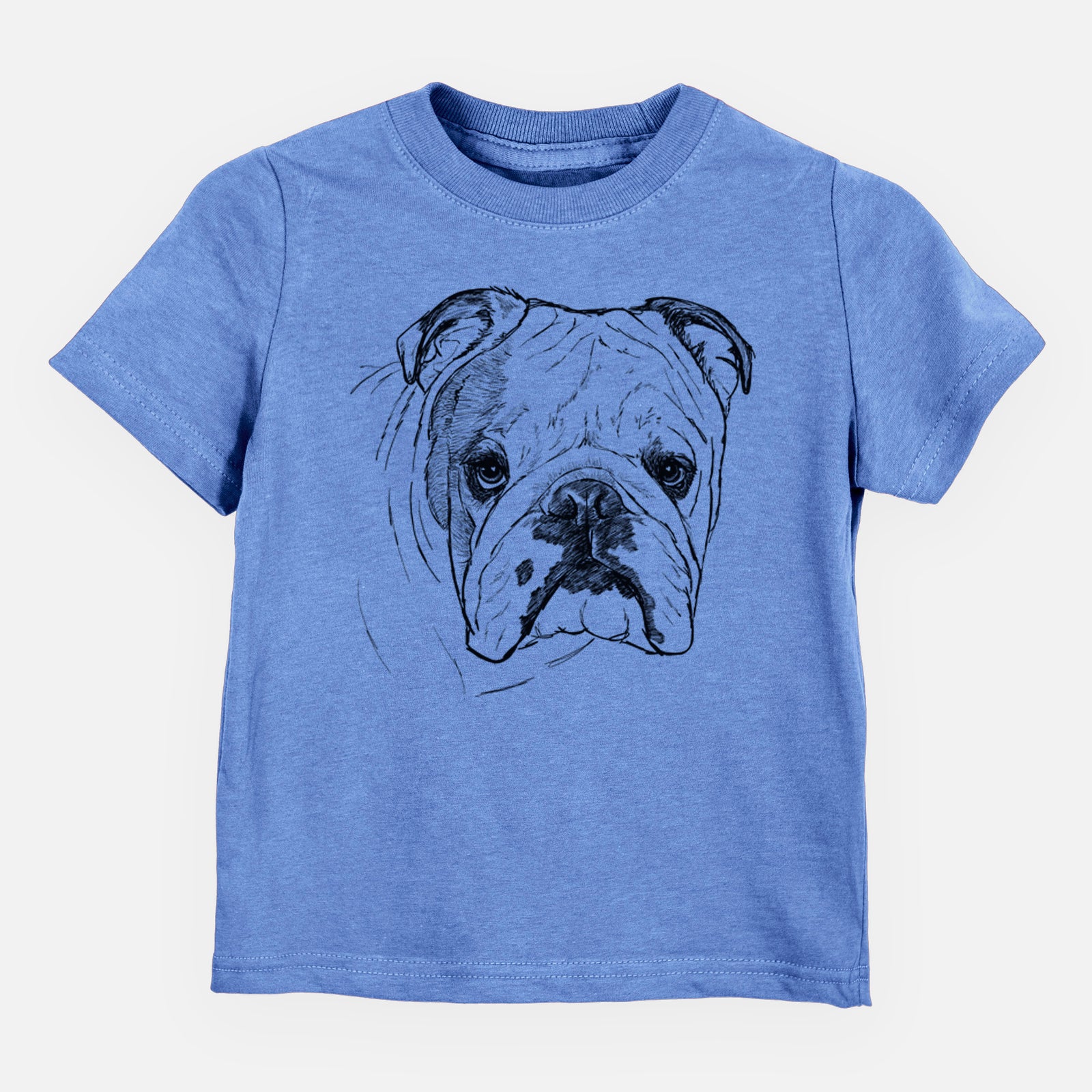 Doodled Chesty the English Bulldog - Kids/Youth/Toddler Shirt