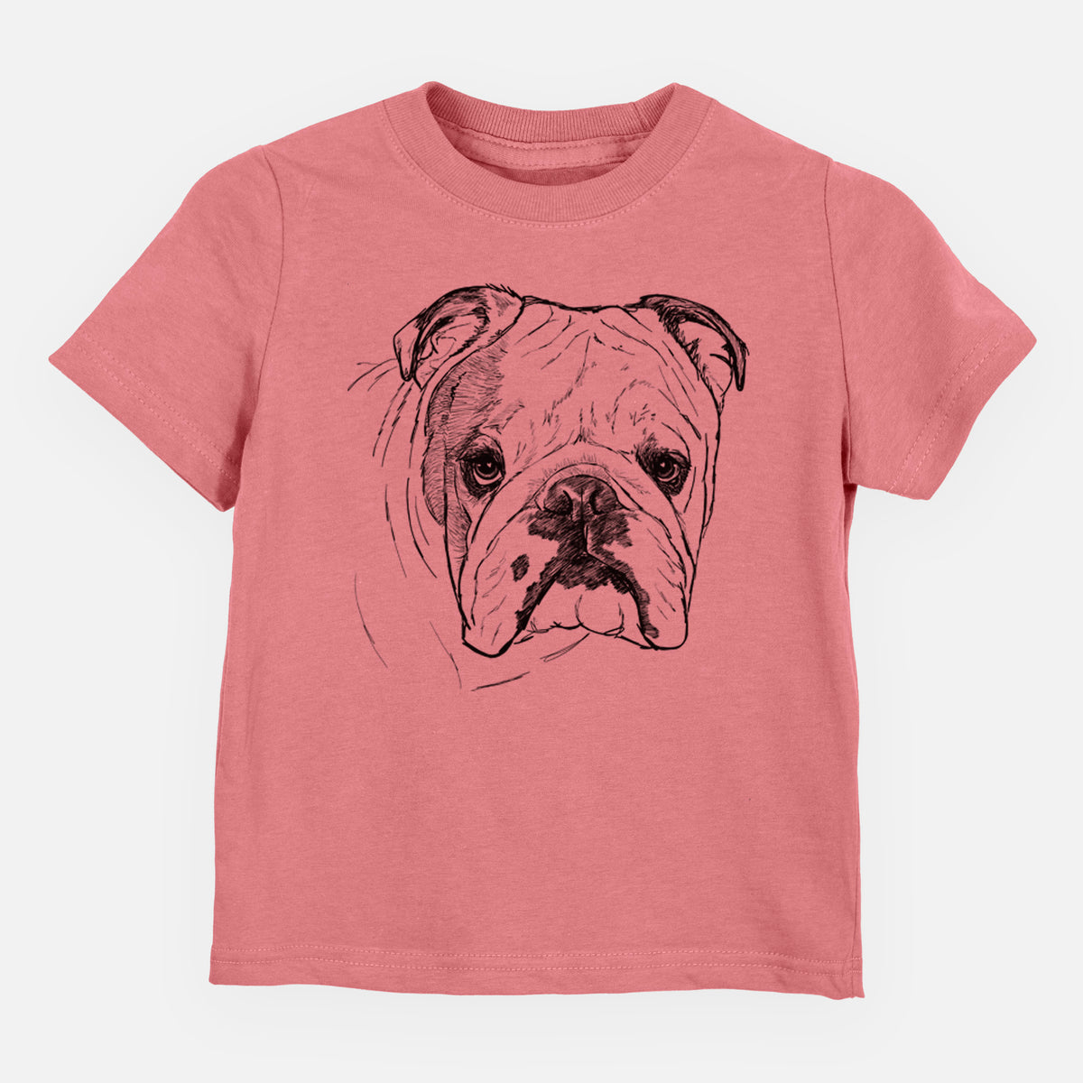 Doodled Chesty the English Bulldog - Kids/Youth/Toddler Shirt