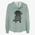 Doodled Chewie the Peekapoo - Women's Cali Wave Zip-Up Sweatshirt