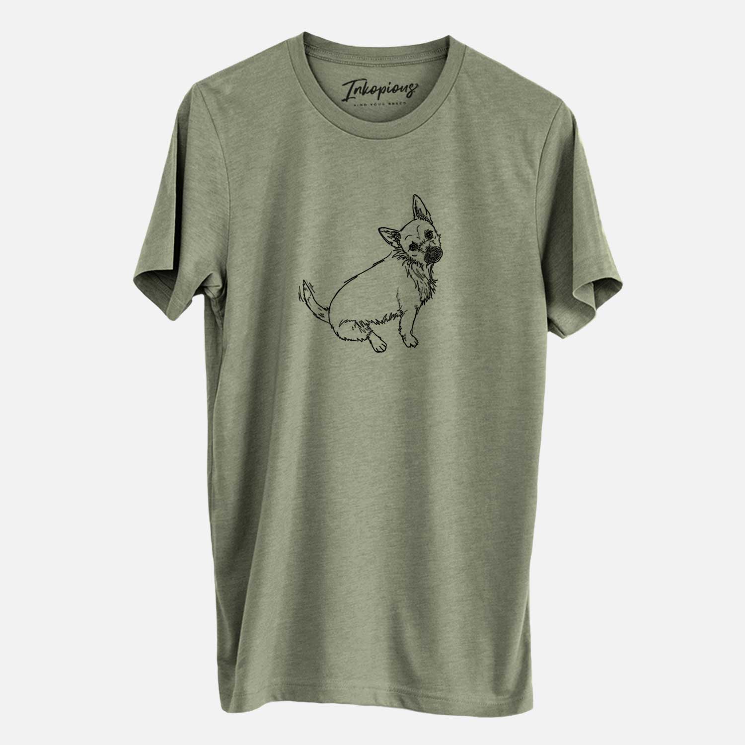 Doodled Chewy the Super Mutt - Unisex Crewneck