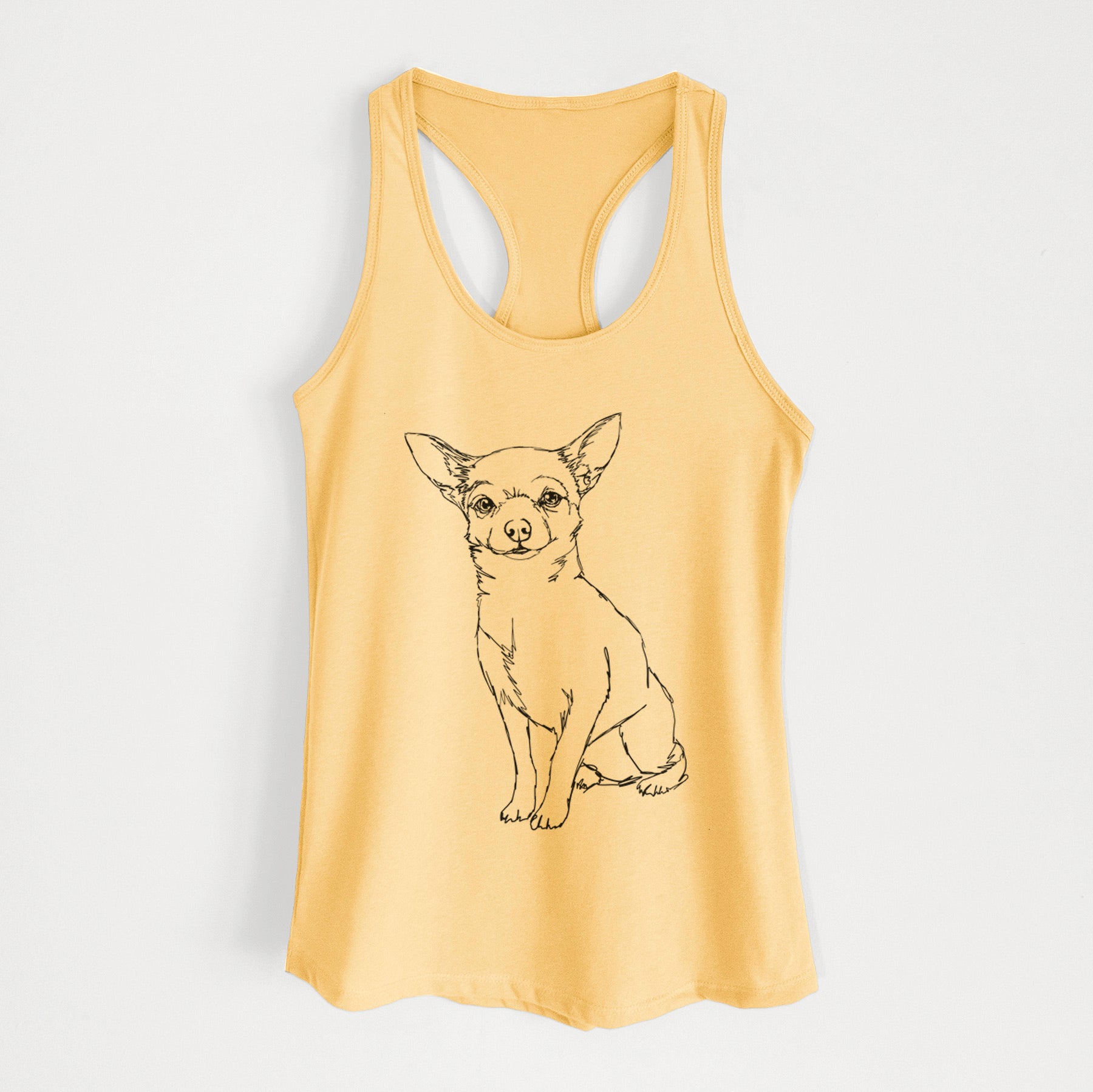 Doodled Chihuahua - Women's Racerback Tanktop