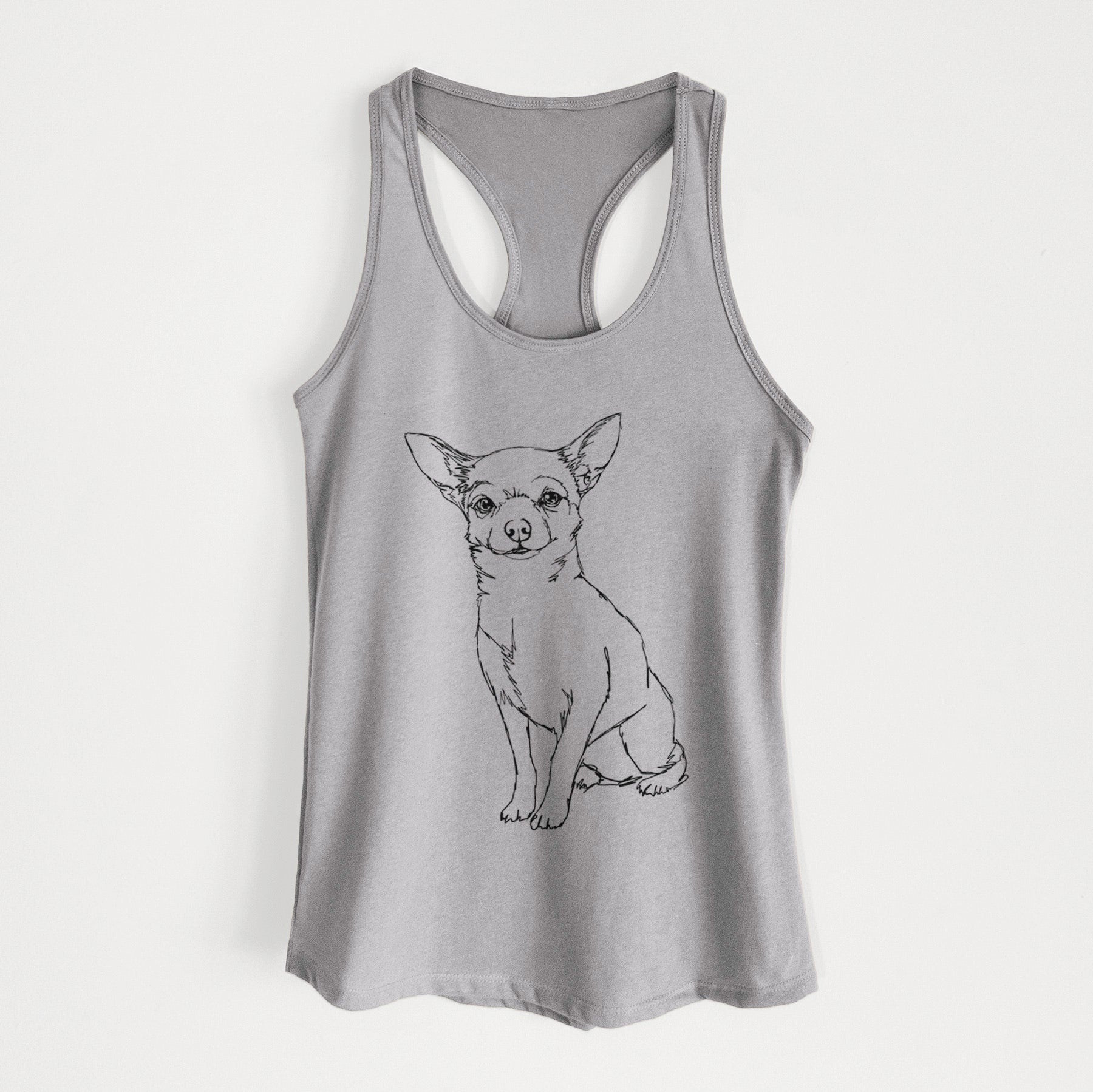 Doodled Chihuahua - Women's Racerback Tanktop