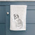 Doodled Clyde the Hound Mix Decorative Hand Towel