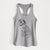 Doodled Clyde the Hound Mix - Women's Racerback Tanktop