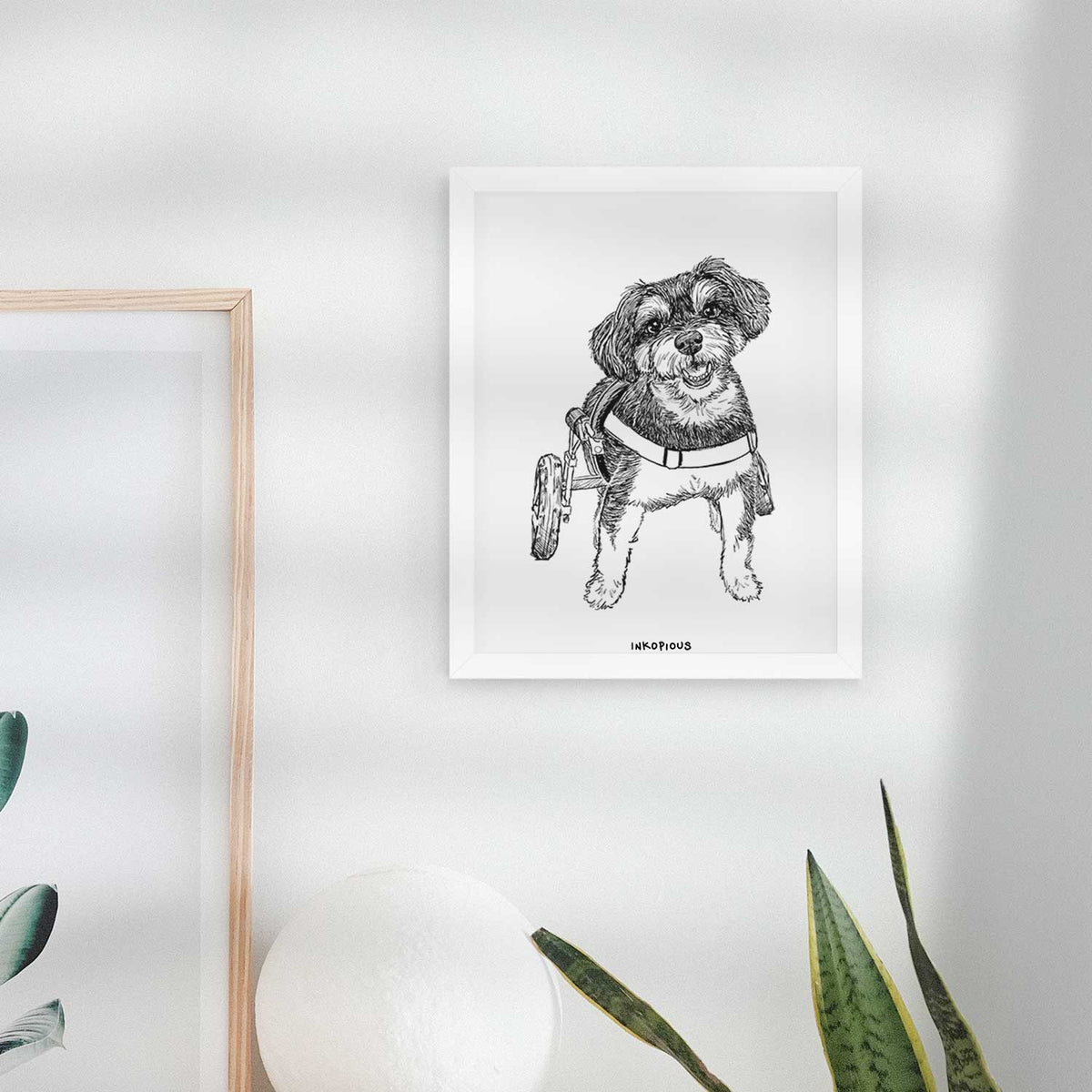 Doodled Cobb the Havapoo Art Print