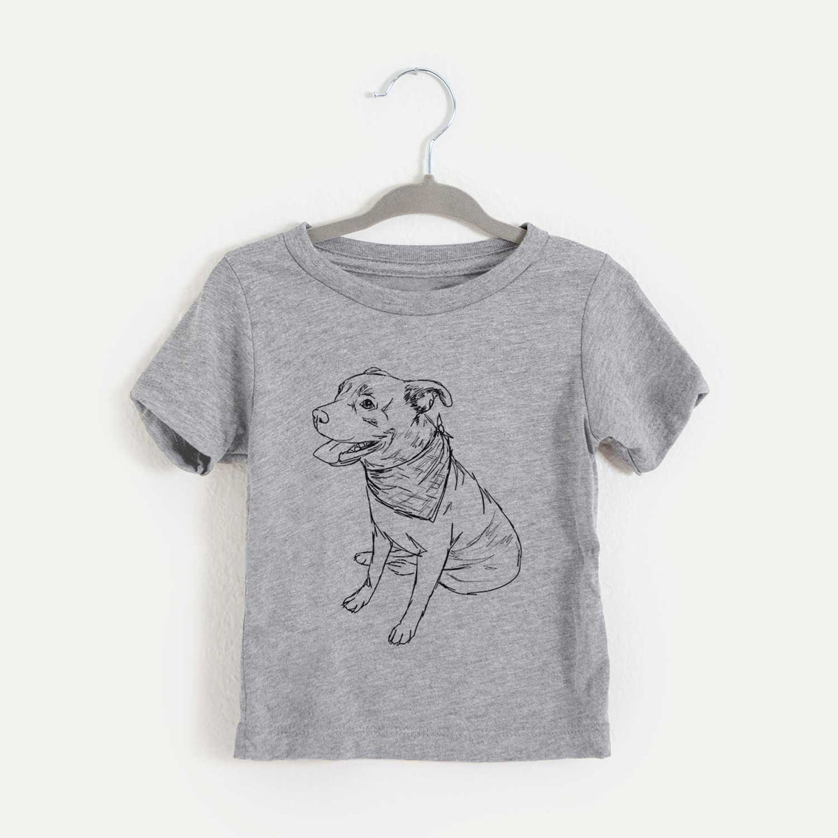 Doodled Comet the Pitbull Mix - Kids/Youth/Toddler Shirt