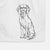 Doodled Coonhound Decorative Hand Towel