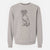 Doodled Coonhound the  - Unisex Pigment Dyed Crew Sweatshirt