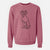 Doodled Coonhound the  - Unisex Pigment Dyed Crew Sweatshirt