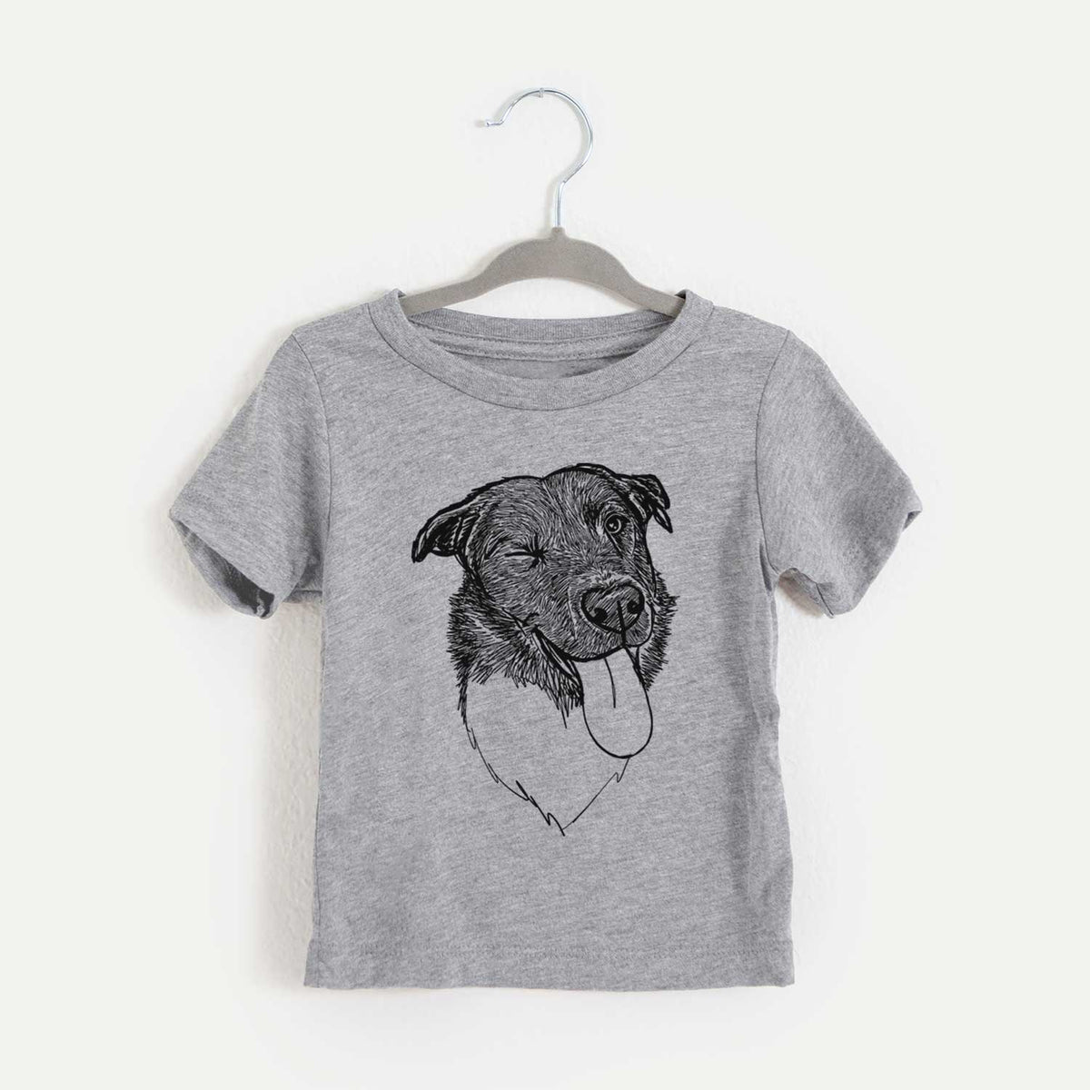 Doodled Cy the Border Collie - Kids/Youth/Toddler Shirt