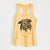 Doodled Cy the Boder Collie - Women's Racerback Tanktop