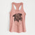 Doodled Cy the Boder Collie - Women's Racerback Tanktop